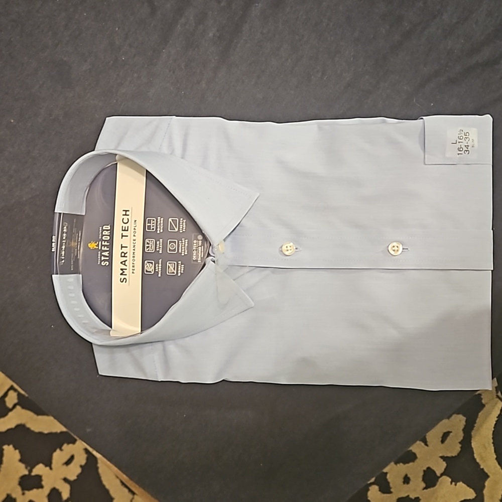 Stafford Smart Tech Mens Dress Shirt.